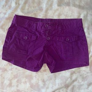 Purple shorts. Size 1. Arizona Jeans Co.
